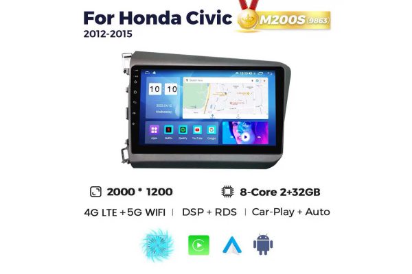 Штатная магнитола для Honda Civic 12-15 Resonance M200 2K
