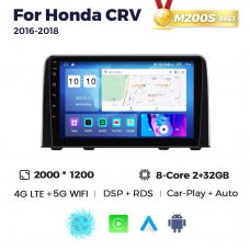 Штатна магнітола для Honda CR-V 16-18 Resonance M200 2K