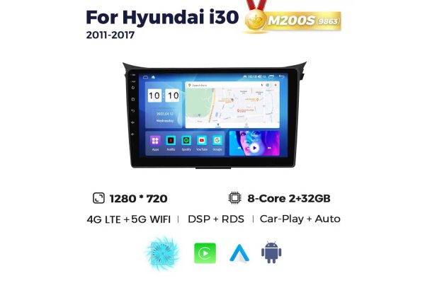 Штатная магнитола для Hyundai i30 11-17 Resonance M200 HD