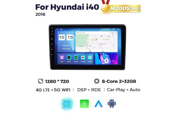 Штатная магнитола для Hyundai i40 16-18 Resonance M200 HD