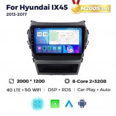 Штатная магнитола для Hyundai Santa Fe (ix45) 13-17 Resonance M200 2K