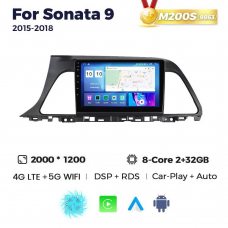 Штатная магнитола для Hyundai Sonata 15-18 Resonance M200 2K