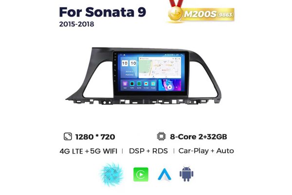 Штатна магнітола для Hyundai Sonata 15-18 Resonance M200 HD