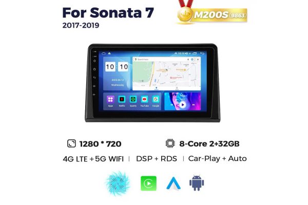 Штатна магнітола для Hyundai Sonata 17-19 Resonance M200 HD