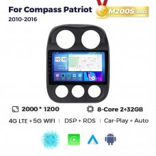 Штатная магнитола для Jeep Compass 09-15 Resonance M200 2K
