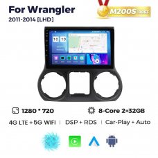 Штатна магнітола для Jeep Wrangler 10-18 Resonance M200 HD