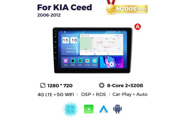 Штатная магнитола для Kia Ceed 06-12 Resonance M200 HD (A)