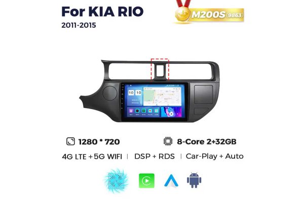 Штатная магнитола для Kia Rio 11-15 Resonance M200 HD