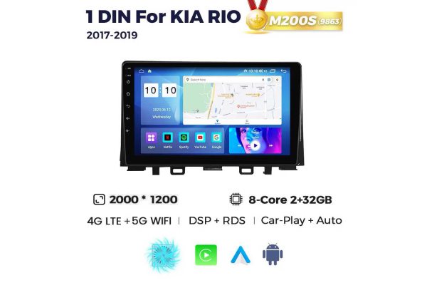 Штатная магнитола для Kia Rio 17-19 Resonance M200 2K