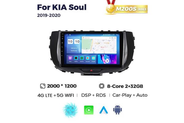 Штатна магнітола для Kia Soul 2019+ Resonance M200 2K