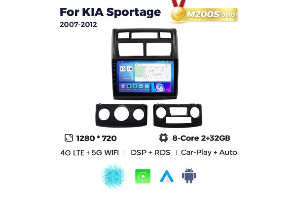 Штатная магнитола для Kia Sportage 07-10 Resonance M200 HD