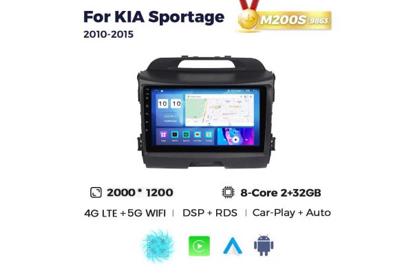 Штатная магнитола для Kia Sportage 10-15 Resonance M200 2K