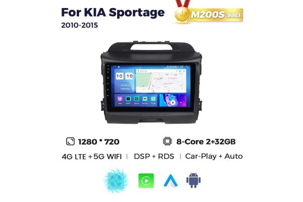 Штатна магнітола для Kia Sportage 10-15 Resonance M200 HD