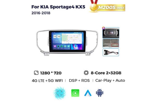Штатная магнитола для Kia Sportage 16-18 Resonance M200 HD