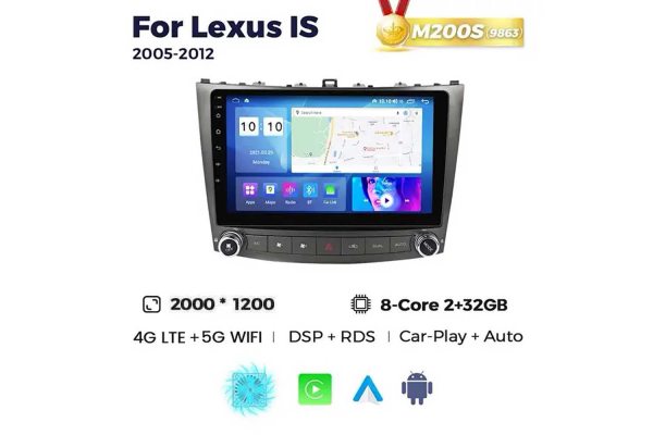 Штатна магнітола для Lexus IS 05-12 Resonance M200 2K