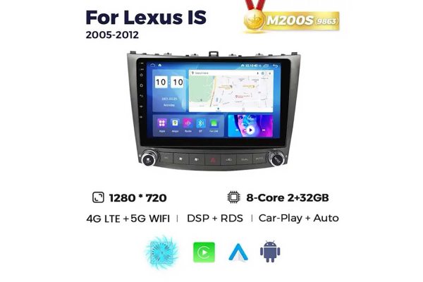 Штатна магнітола для Lexus IS 05-12 Resonance M200 HD