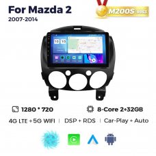Штатная магнитола для Mazda 2 07-14 Resonance M200 HD