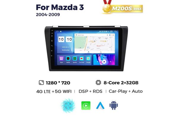 Штатна магнітола для Mazda 3 04-09 Resonance M200 HD