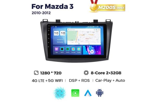 Штатна магнітола для Mazda 3 10-12 Resonance M200 HD