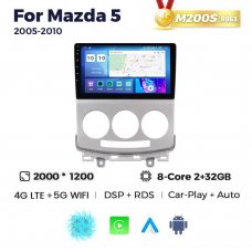Штатная магнитола для Mazda 5 05-10 Resonance M200 2K