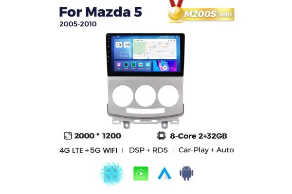 Штатна магнітола для Mazda 5 05-10 Resonance M200 2K