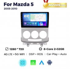 Штатная магнитола для Mazda 5 05-10 Resonance M200 HD