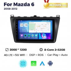 Штатная магнитола для Mazda 6 08-12 Resonance M200 2K