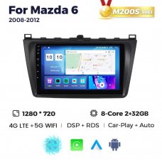 Штатная магнитола для Mazda 6 08-12 Resonance M200 HD