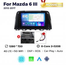 Штатная магнитола для Mazda 6 12-17 Resonance M200 HD (A)
