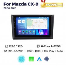 Штатная магнитола для Mazda CX-9 06-16 Resonance M200 HD