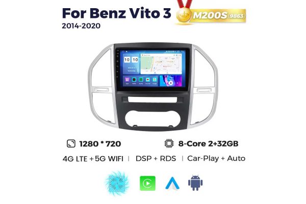 Штатная магнитола для Mercedes-Benz Vito 14-20 Resonance M200 HD