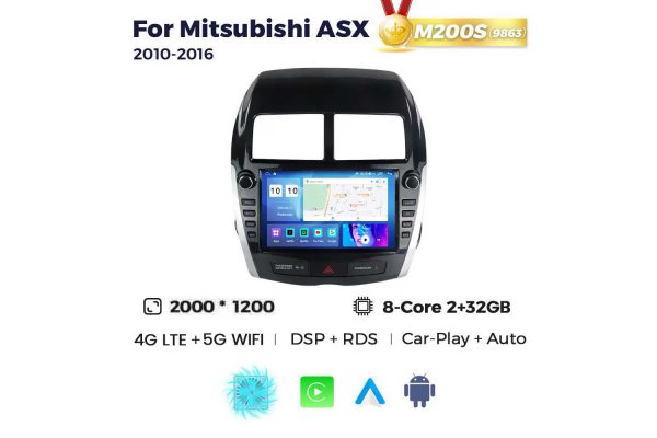 Штатная магнитола для Mitsubishi ASX 2010-2016 Resonance M200 2K