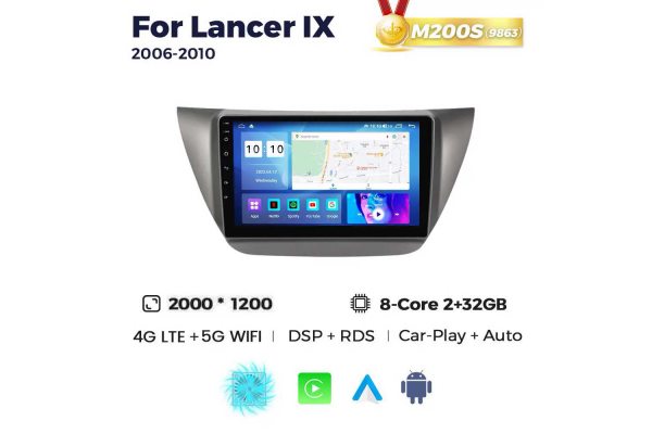 Штатна магнітола для Mitsubishi Lancer 06-10 Resonance M200 2K