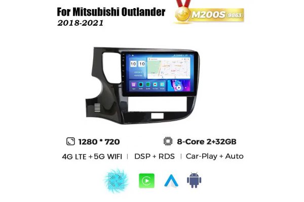 Штатная магнитола для Mitsubishi Outlander 18-21 Resonance M200 HD