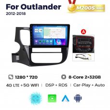 Штатная магнитола для Mitsubishi Outlander 12-18 Resonance M200 HD