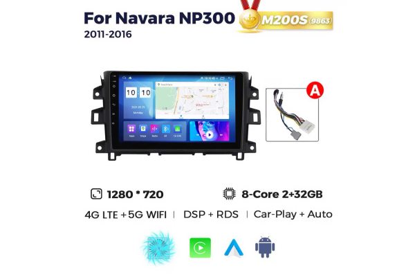 Штатна магнітола для Nissan Navara 11-16 Resonance M200 HD