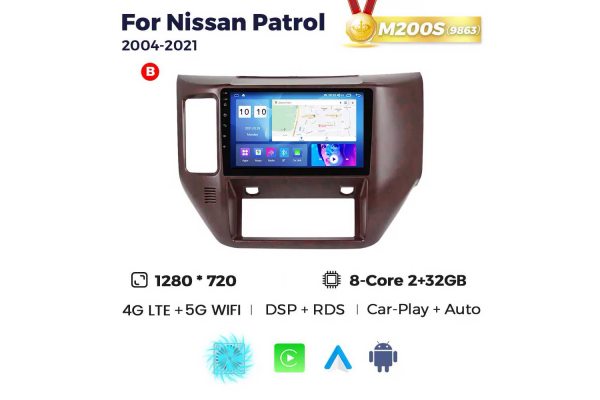 Штатна магнітола для Nissan Patrol 11-15 Resonance M200 HD (A)