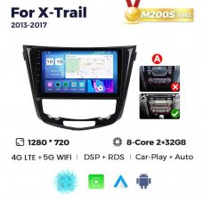 Штатна магнітола для Nissan Qashqai, X-Trail, Rogue 13-17 Resonance M200 HD