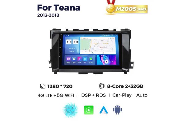 Штатна магнітола для Nissan Teana 13-18 Resonance M200 HD