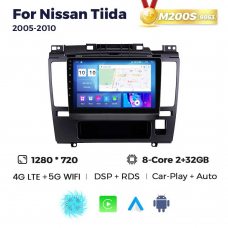 Штатна магнітола для Nissan Tiida 05-10 Resonance M200 HD
