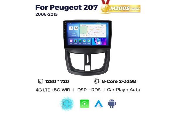 Штатная магнитола для Peugeot 207 06-15 Resonance M200 HD