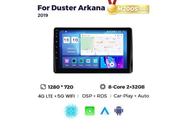 Штатная магнитола для Renault Arkana, Duster 2019+ Resonance M200 HD
