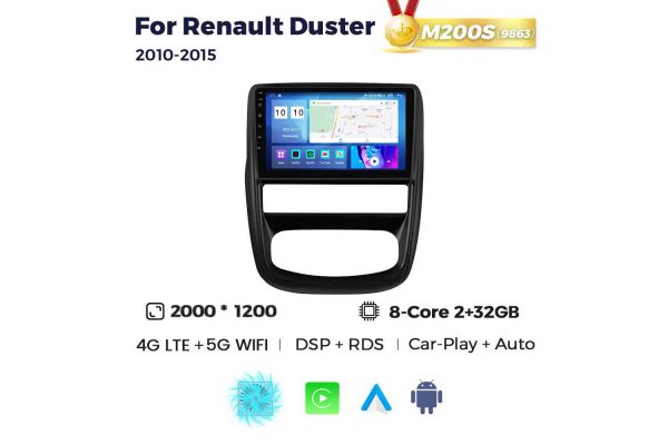Штатная магнитола для Renault Duster 10-15 Resonance M200 2K