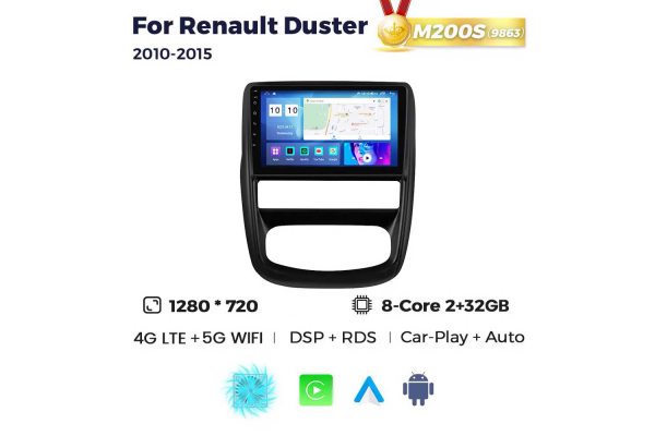 Штатная магнитола для Renault Duster 10-15 Resonance M200 HD