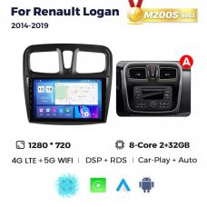 Штатная магнитола для Renault Logan 12-19 Resonance M200 HD