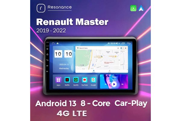 Штатная магнитола для Renault Master 19-24 Resonance M200 HD