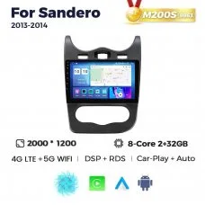 Штатная магнитола для Renault Sandero 13-14 Resonance M200 2K