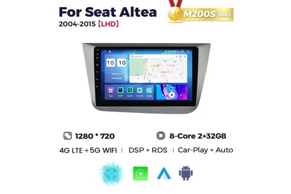 Штатная магнитола для Seat Altea 04-15 Resonance M200 HD