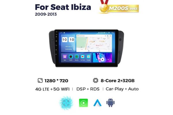 Штатная магнитола для Seat Ibiza 03-12 Resonance M200 HD