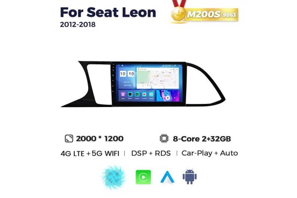 Штатная магнитола для Seat Leon 12-18 Resonance M200 2K